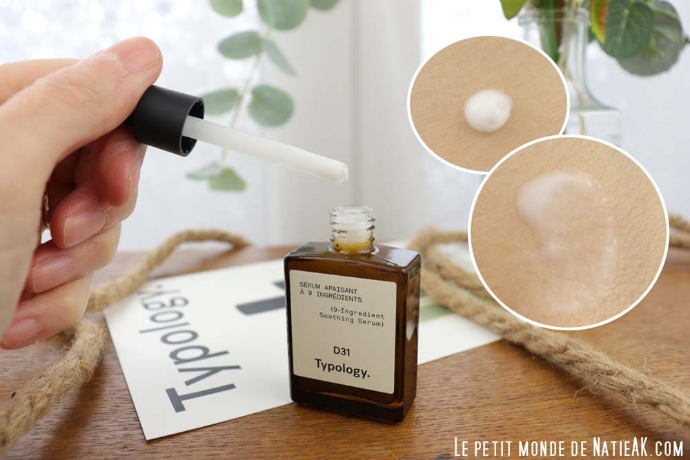 sérum apaisant visage typology