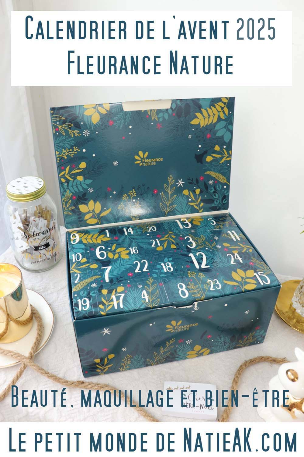 calendrier de l'avent beauté bio fleurance nature