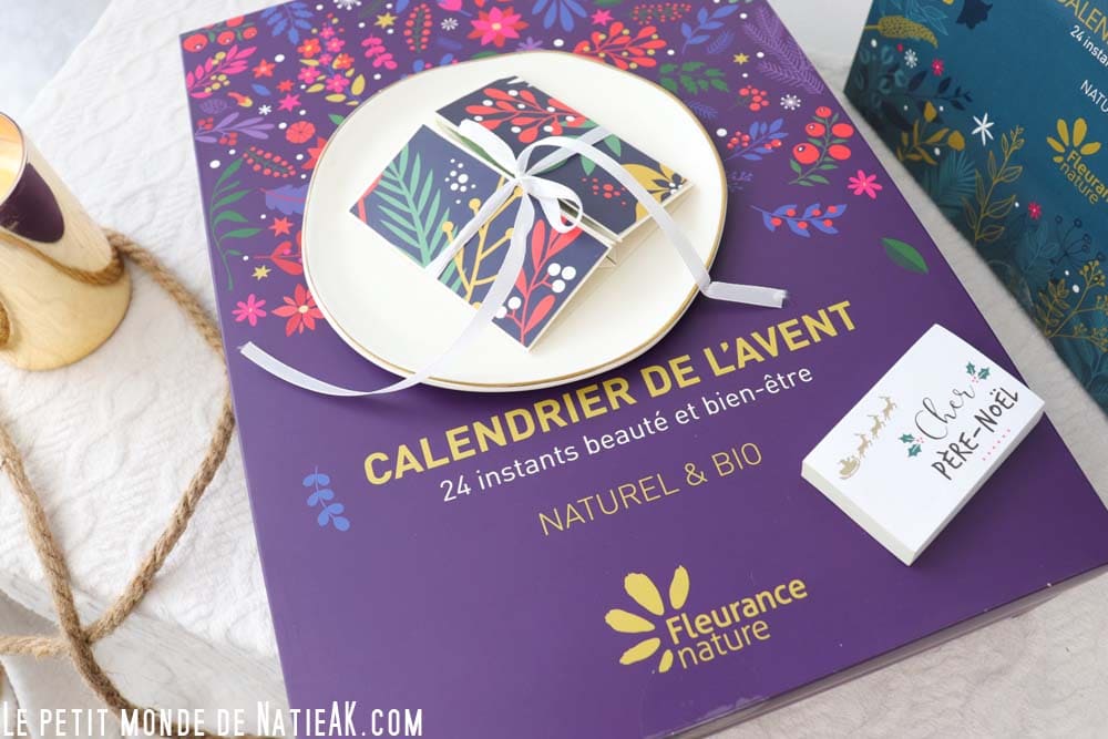 calednrier de l'avent Beauté & bien-être bio 2025 Fleurance nature Spoiler