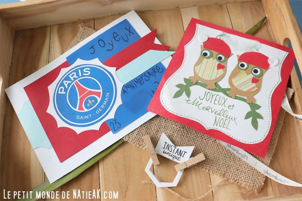 carte de Noël hibou