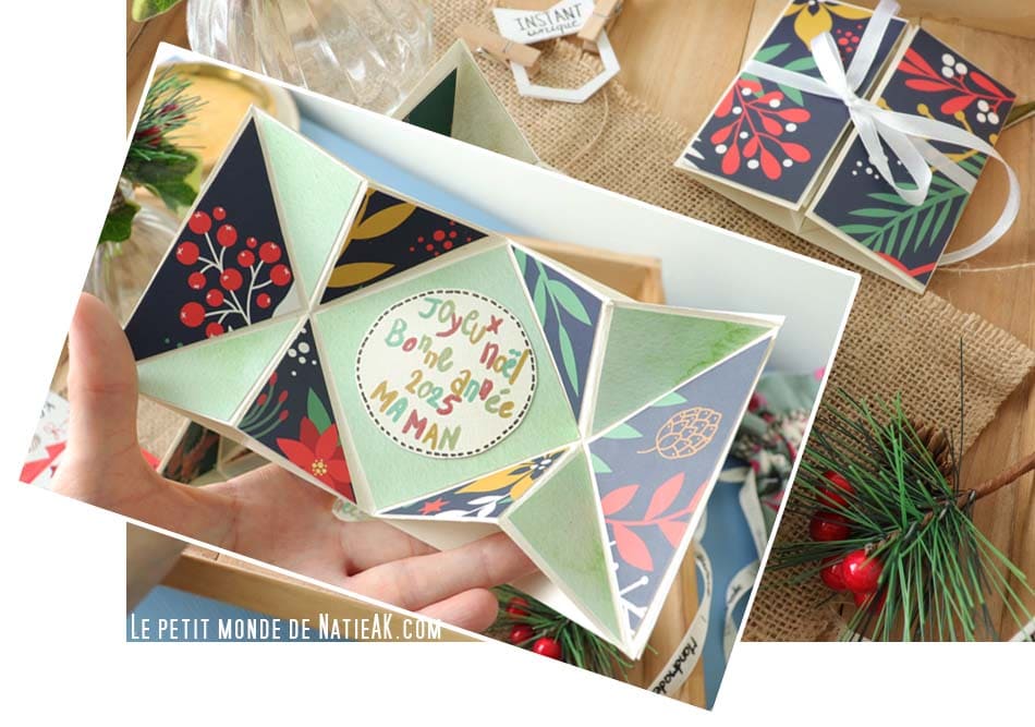 tutoriel carte pop-up noël
