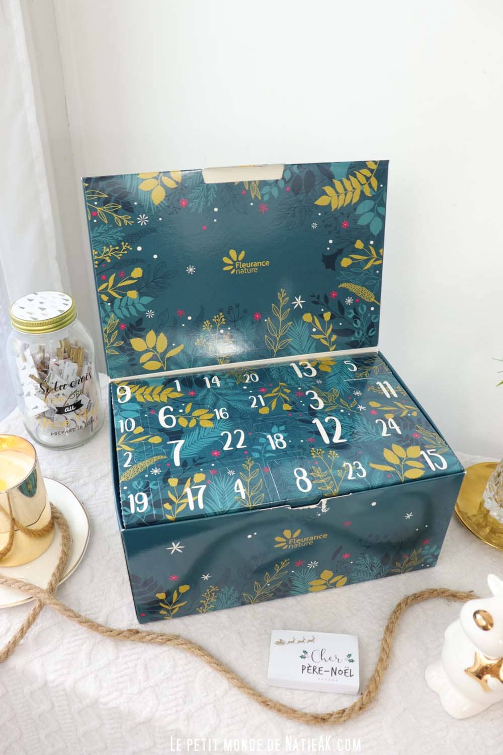 calendrier de l'avent beauté, bien-être et maquillage Bio Fleurance Nature 2024t