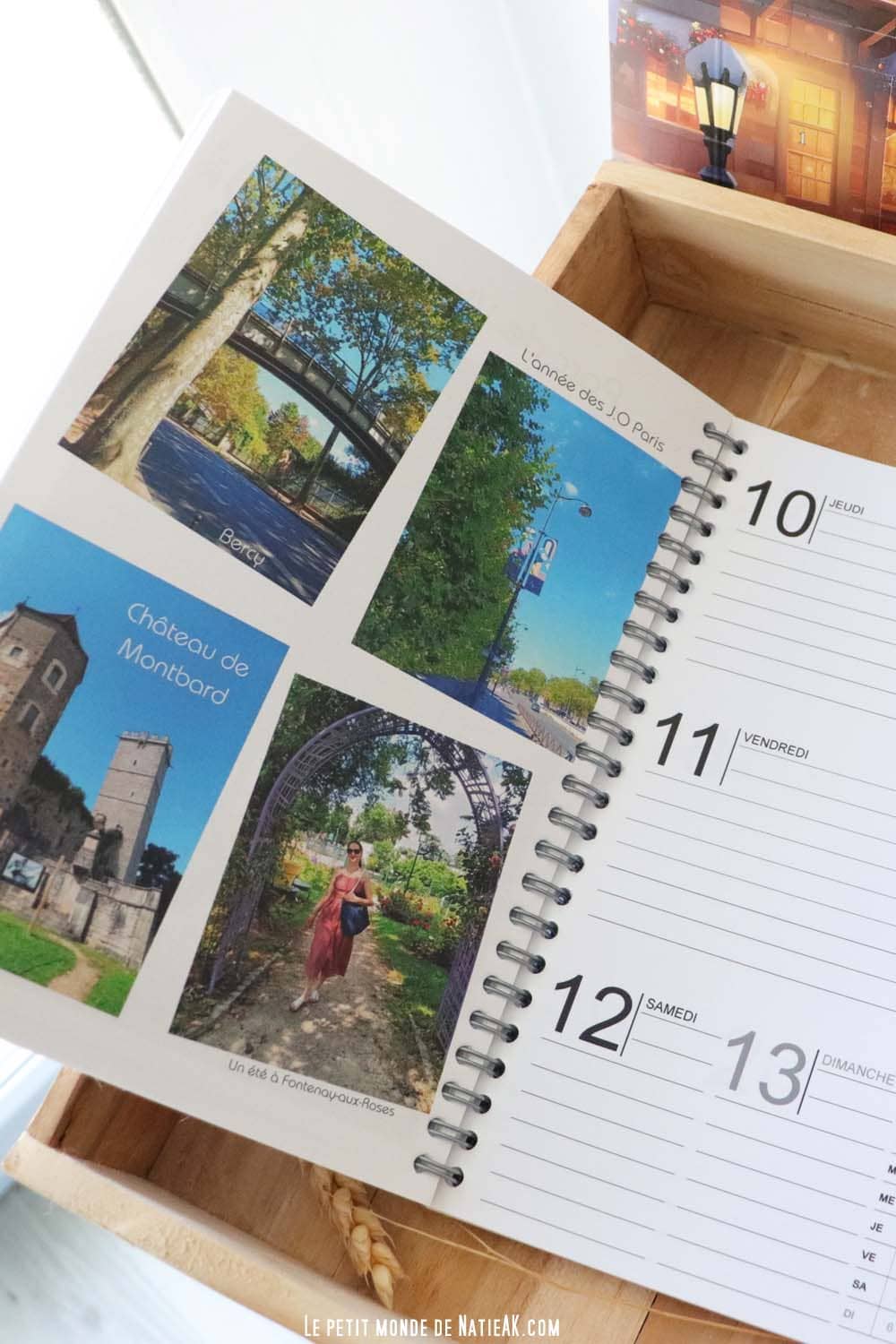 agenda qui valorise le souvenir cewe idée de cadeau photo originale personnalisée