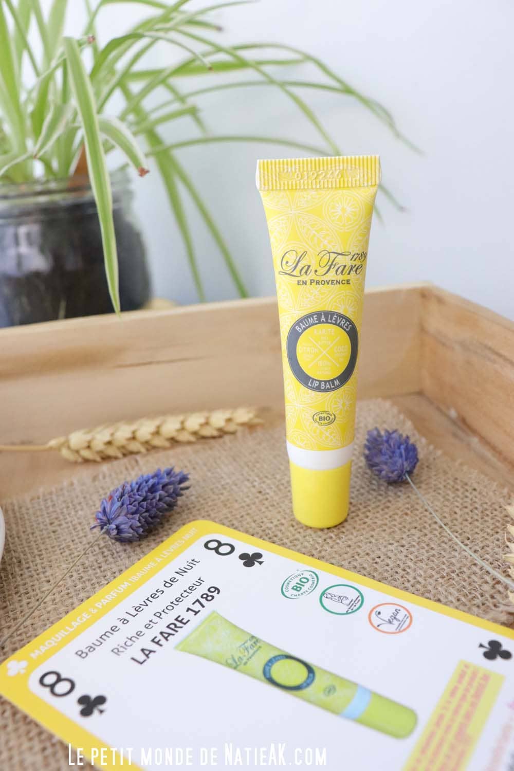 baume à lèvres la fare 1789 bio