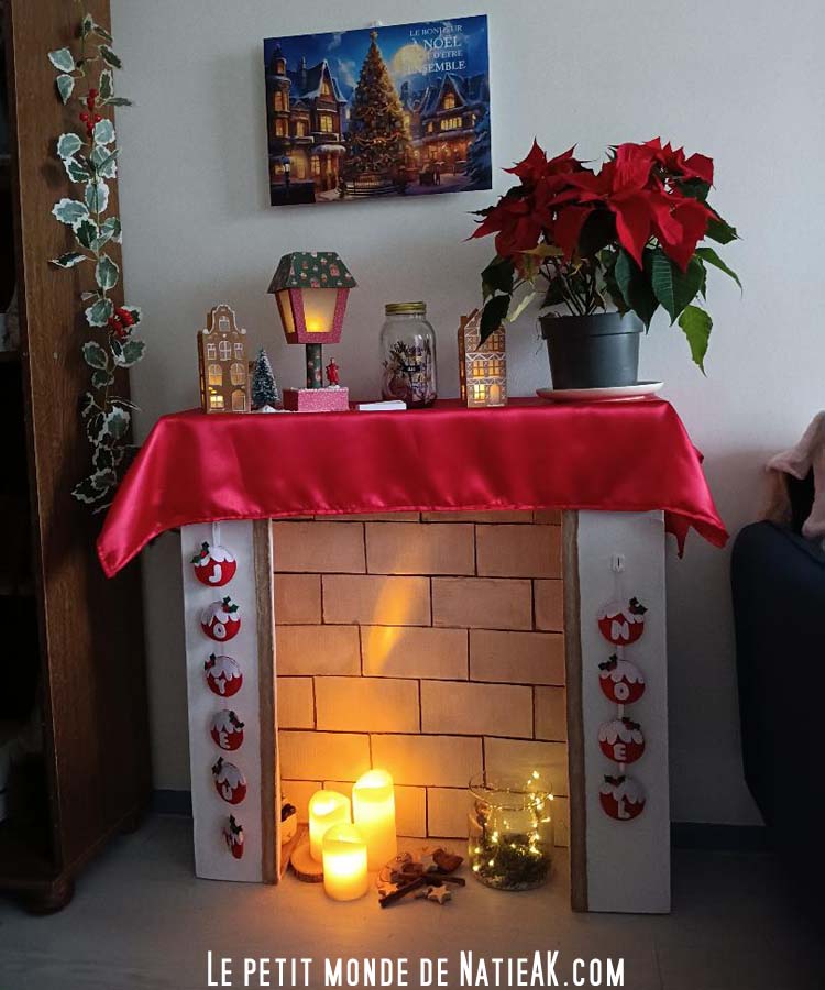 cheminee-de-noel-carton-lanterne-noel-carton-diy