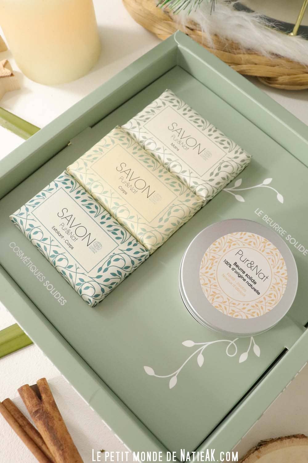 savon solide naturel sans huile de palme Pur & Nat