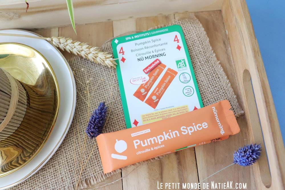 nüMorning stiks saveur citrouille epices