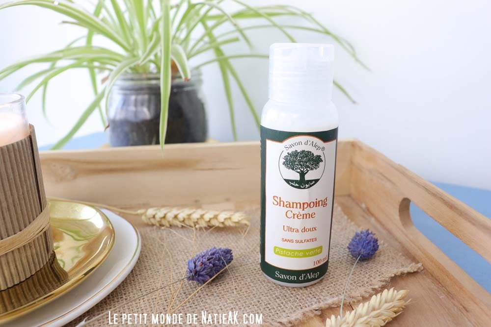 shampoing crème ultra doux savon d'alep