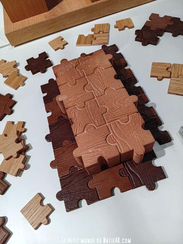 bûche en chocolat Le Puzzle