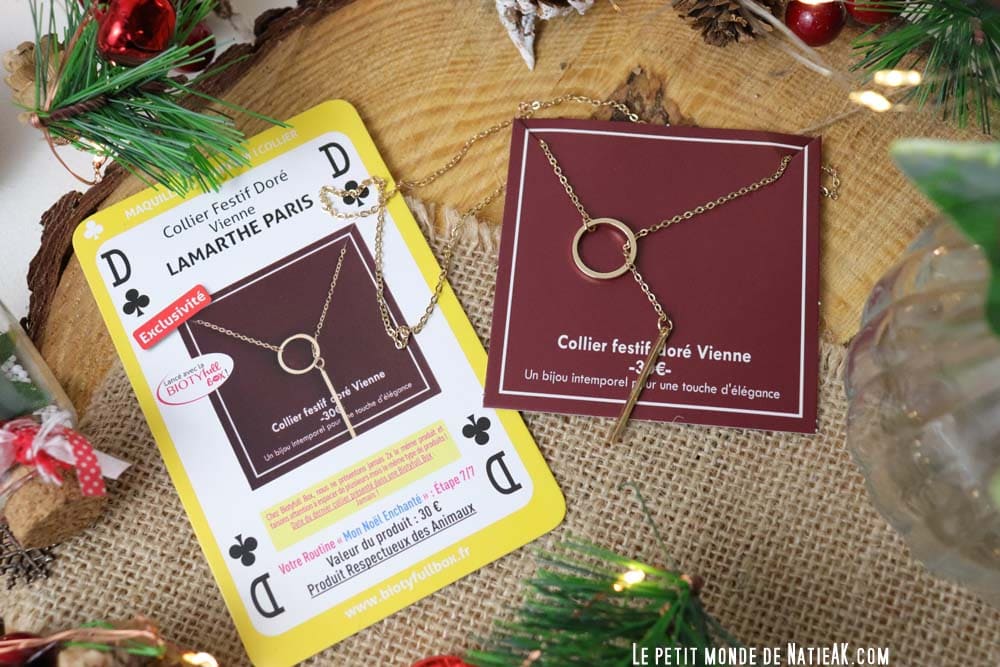 Collier Vienne Festif doré Lamarthe Paris