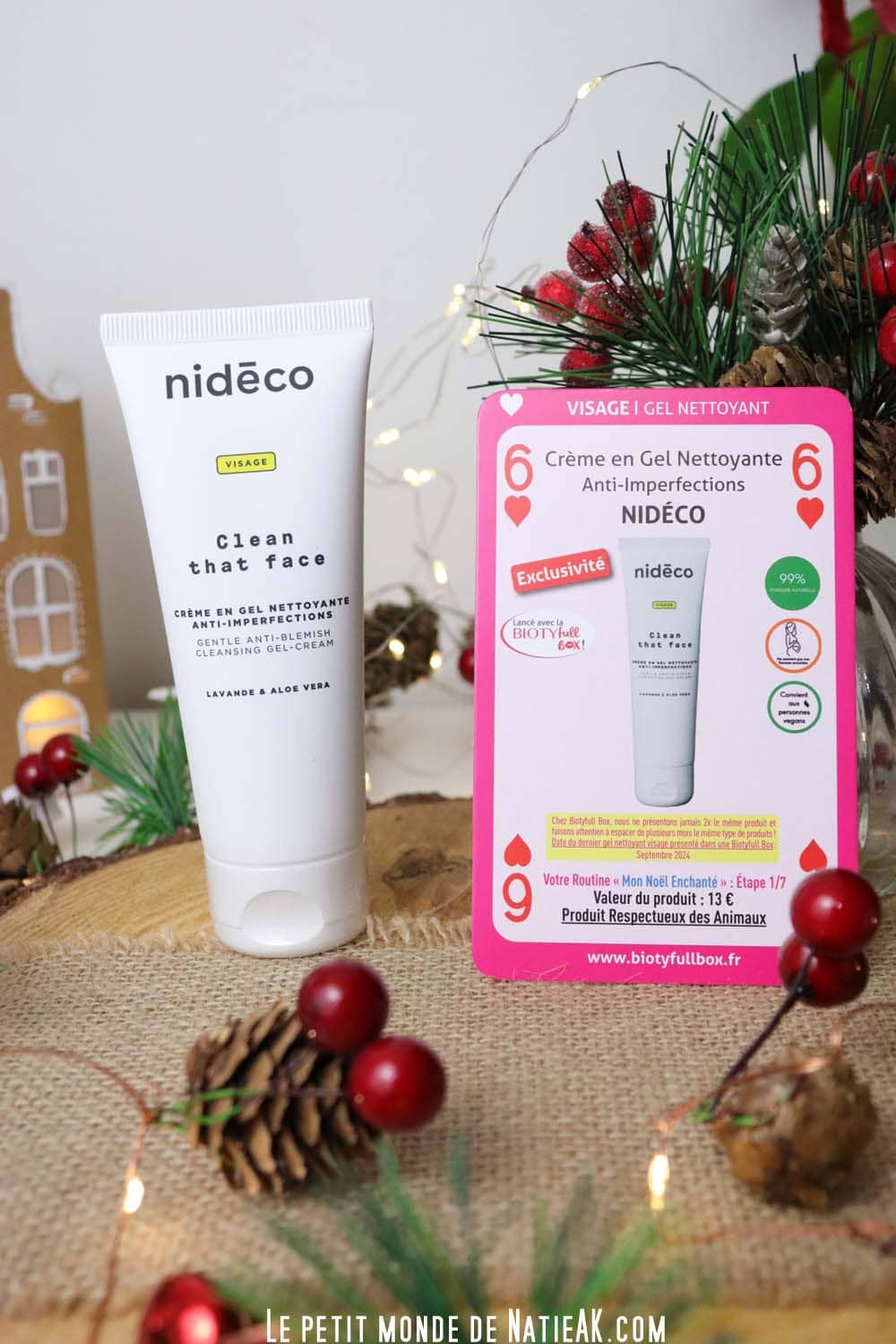nidéco crème en gel nettoyante anti imperfections