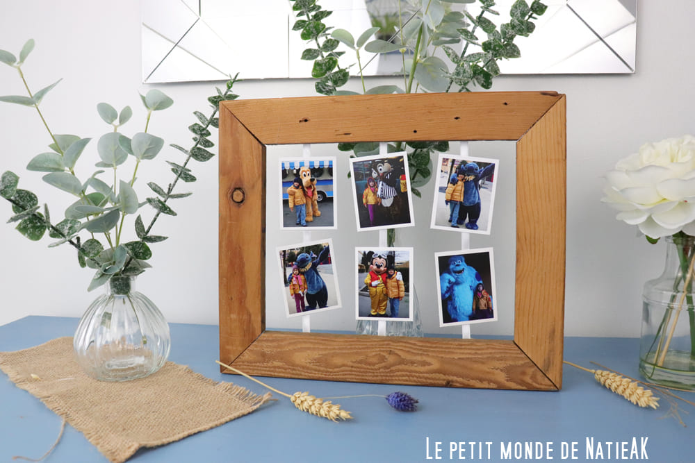 DIY photo dans un cadre sans fond