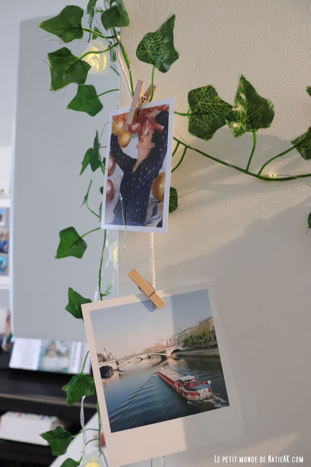 Pêle mêle photo corde