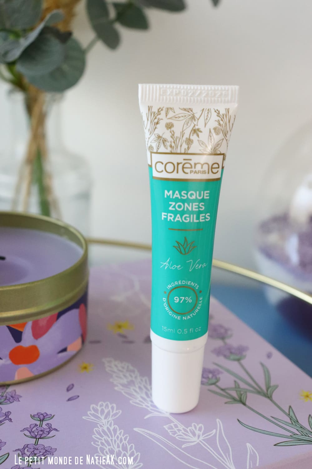 masque zones fragiles hydrater le contour des yeux