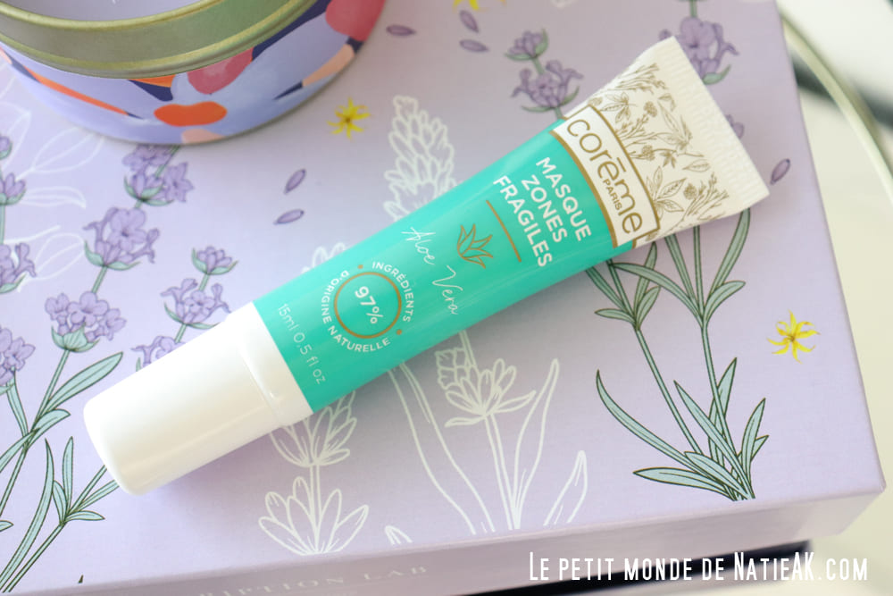 Masque Zones fragiles hydratant et anti cernes Corème