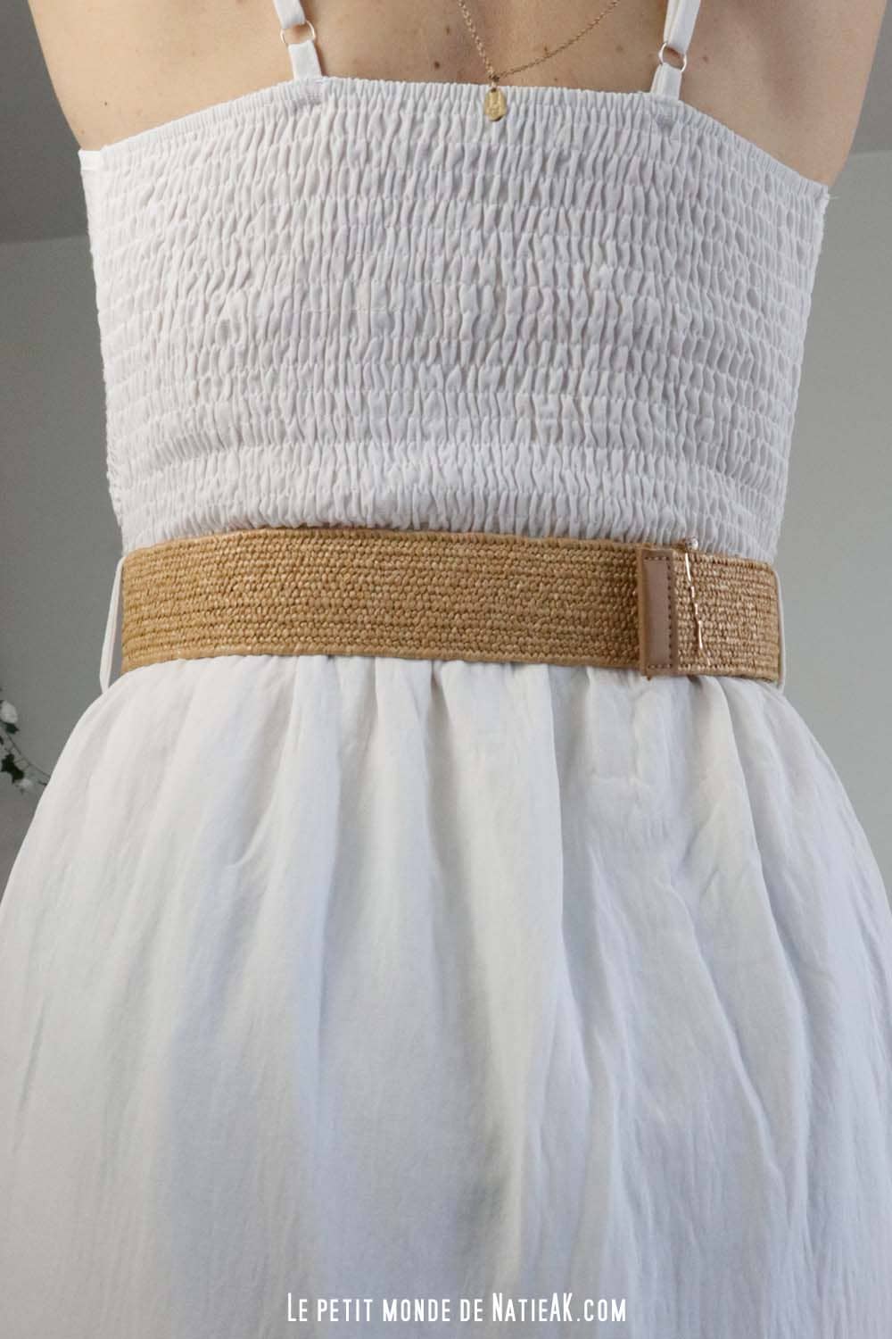 astuce pour maintenir une ceinture trop longue