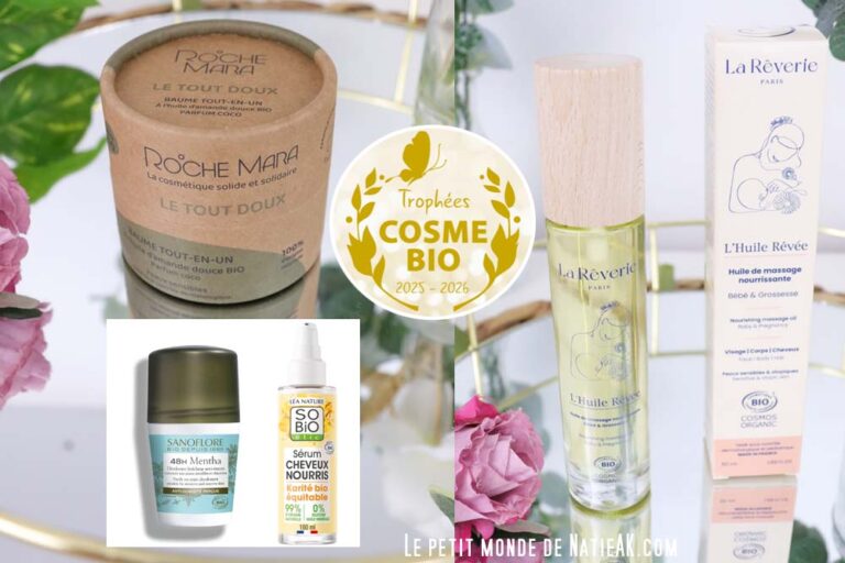 4 lauréats trophées cosmébio