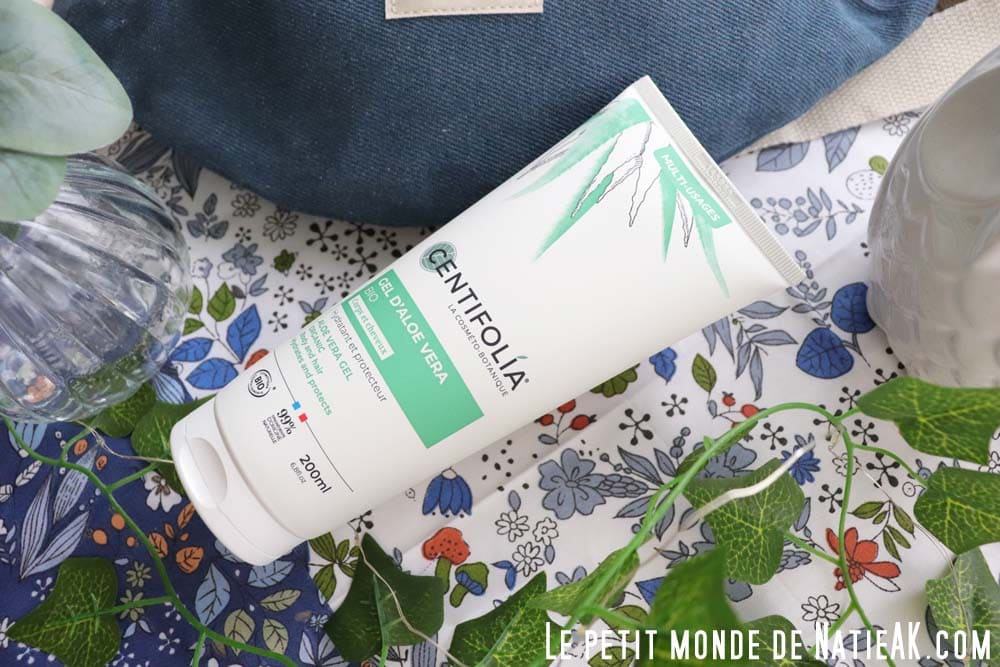 Tube gel aloe vera Centifolia – soin apaisant et rafraîchissant après-soleil
