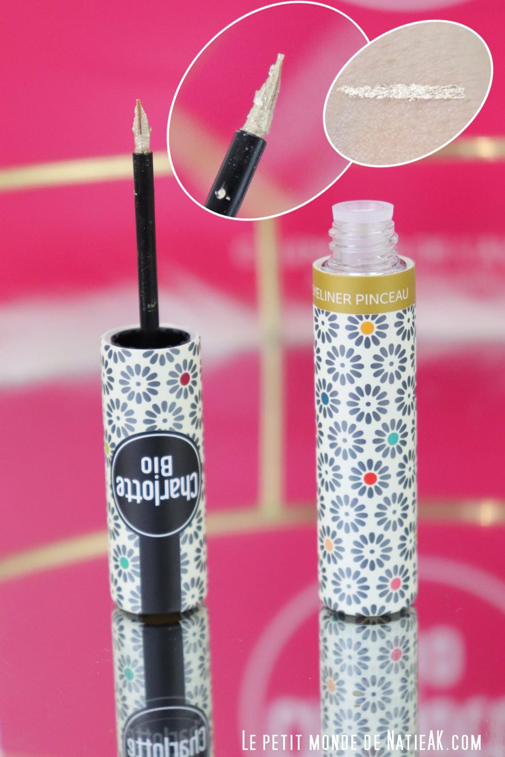 eyeliner pinceau en teinte Gold 