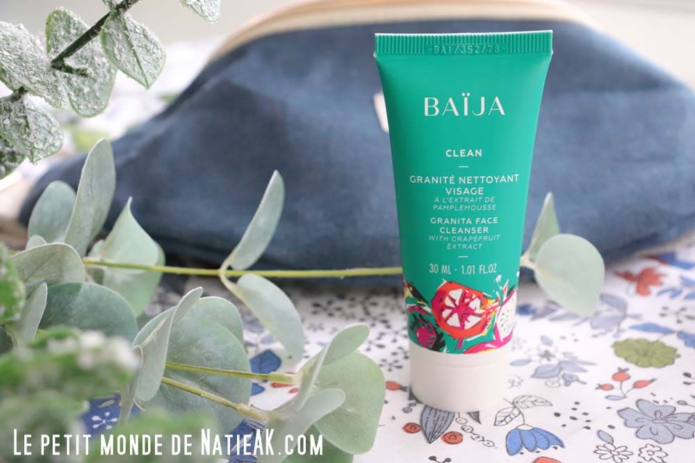 Granité nettoyant visage à l'extrait Pamplemousse Baïja