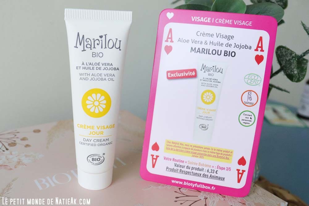 Crème visage jour Marilou Bio
