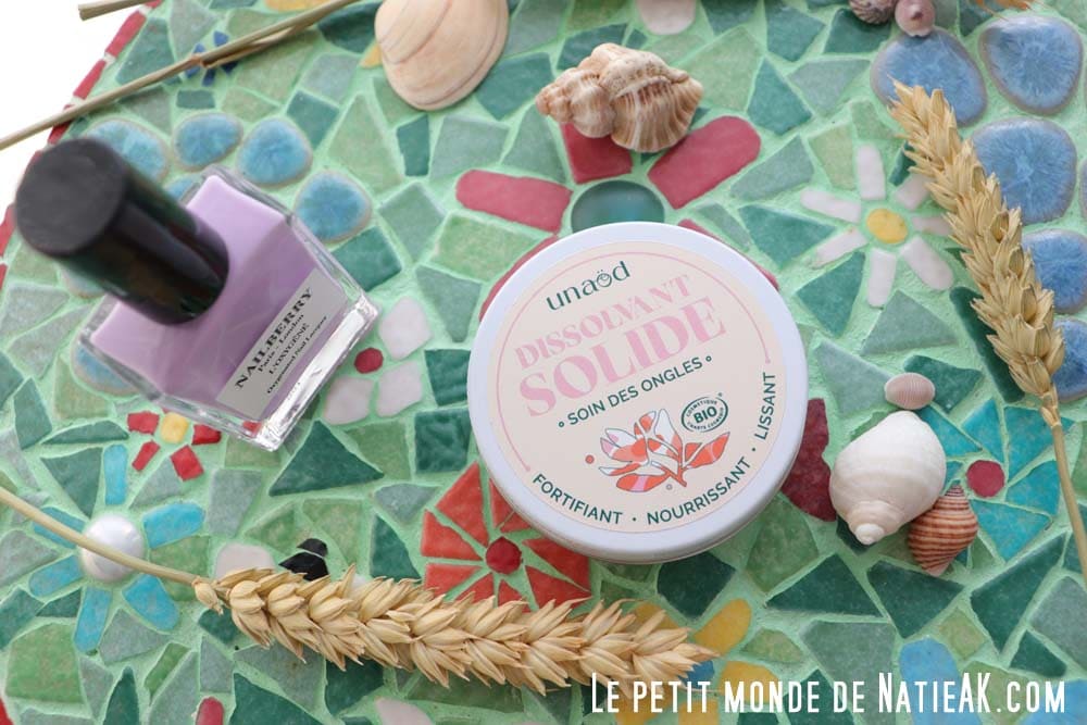 dissolvant ongles fortifiant lissant et nourrissant