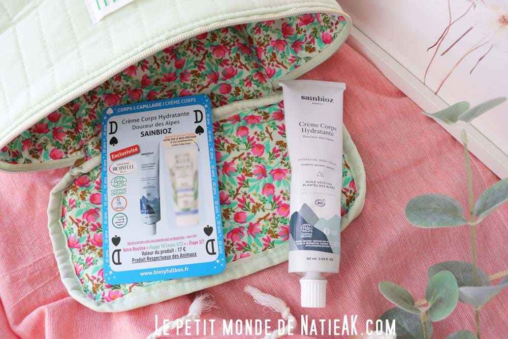 Sainbioz crème corps hydratante douceur des alpes BIO