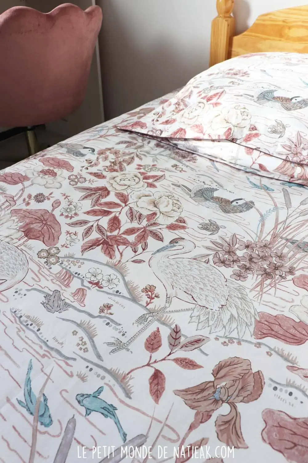 lit de linge de qualité