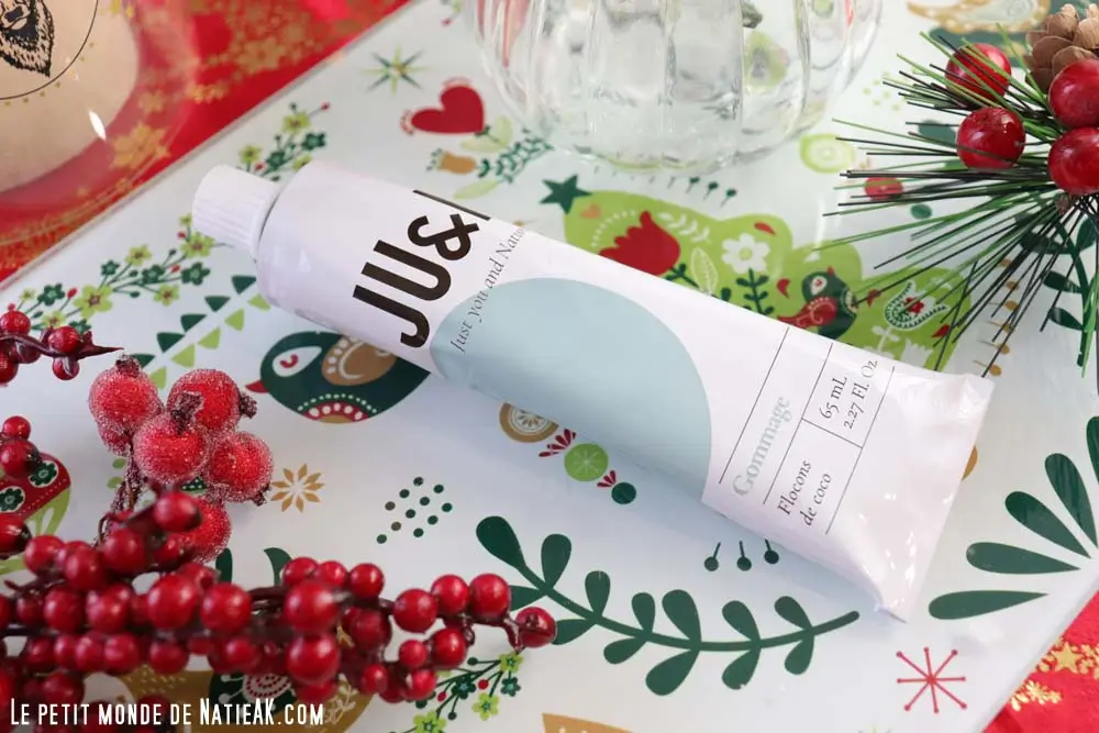 gommage flocon de coco visage et corps de Ju&N