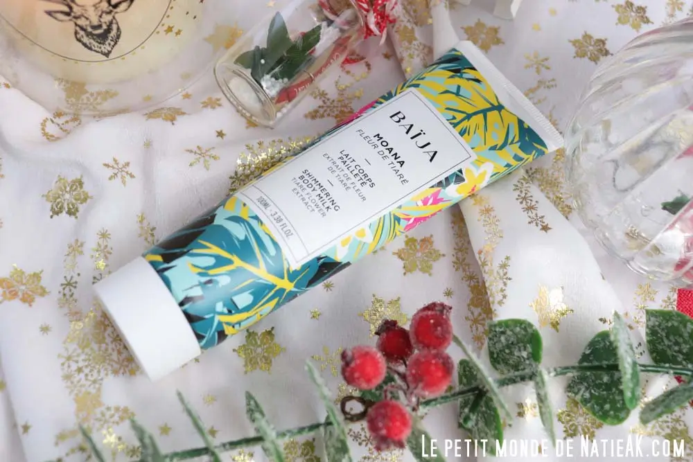 lait corps pailleté Fleur de Tiaré Baïja
