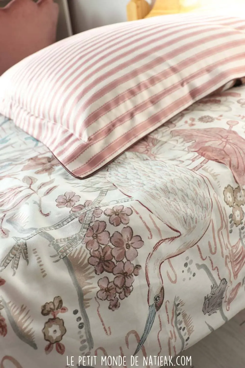 Blanc des Vosges parure de lit romantique