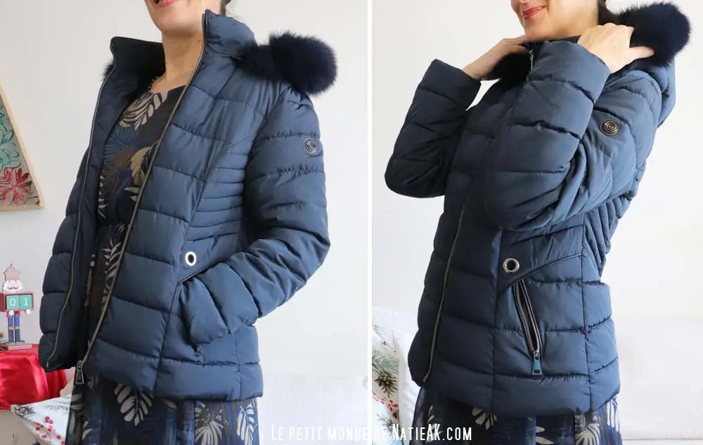 doudoune marine pour femme