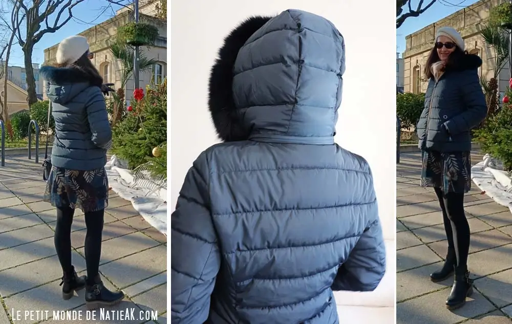 Look féminin Inspee doudoune marine