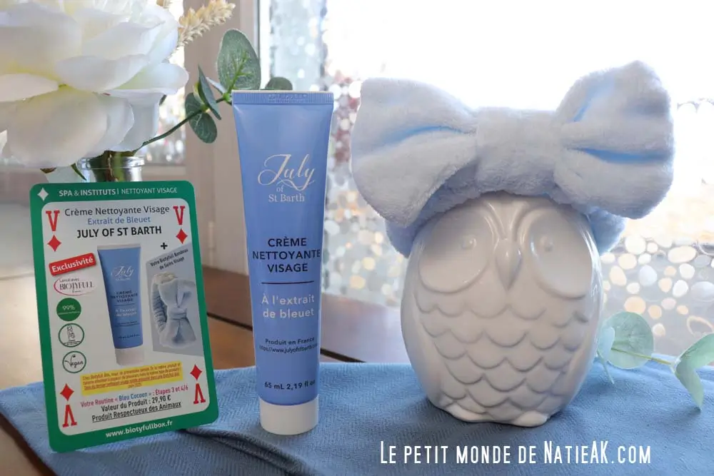 Crème nettoyante visage & bandeau July of Bath