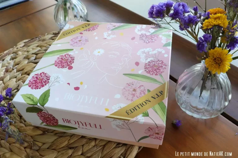 Biotyfull Box avril 2026 Éclosion Radieuse contenu complet des 7 produits naturels bio