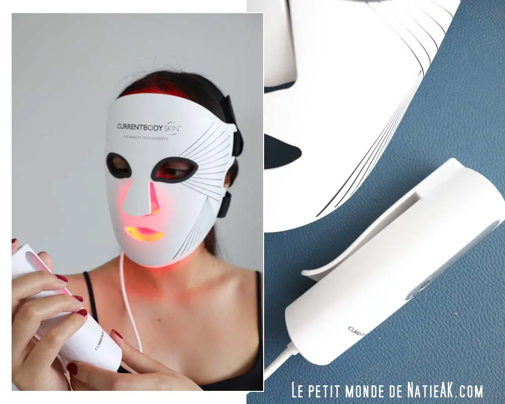 utilisation du masque LED visage CurrentBody Série 2