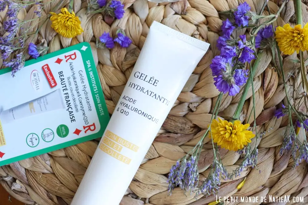 Gelée hydratante Beauté Française acide hyaluronique cou et décolleté