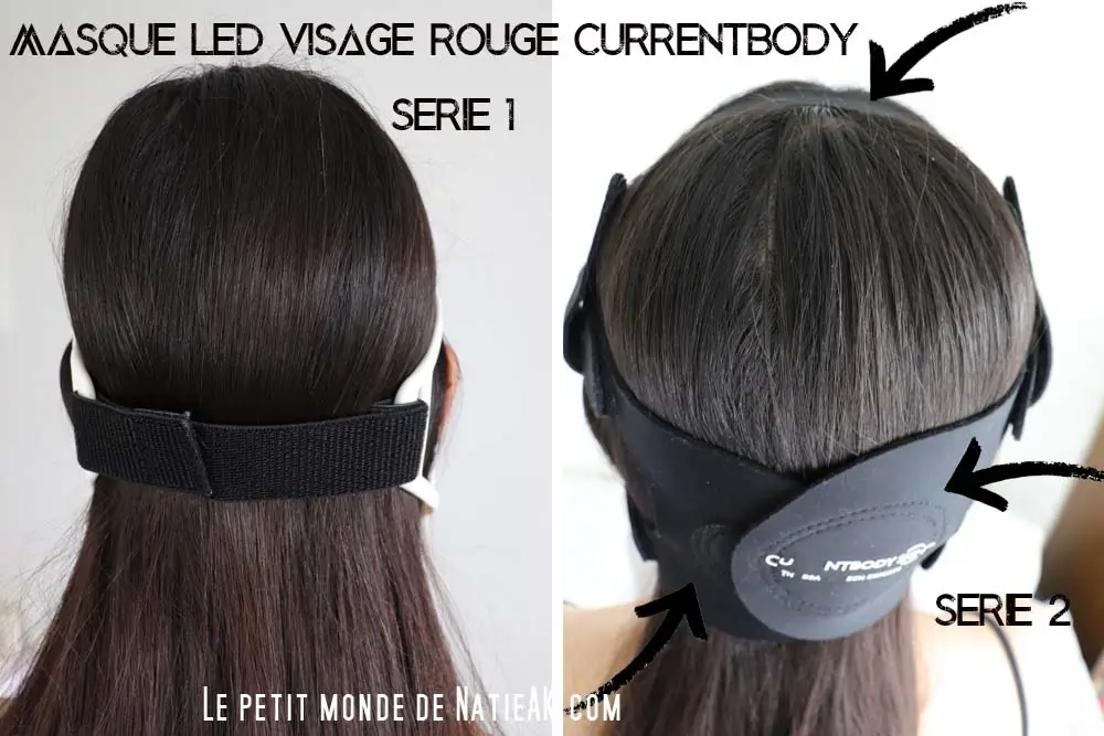 système de maintien du masque LED CurrentBody Série 1 et 2