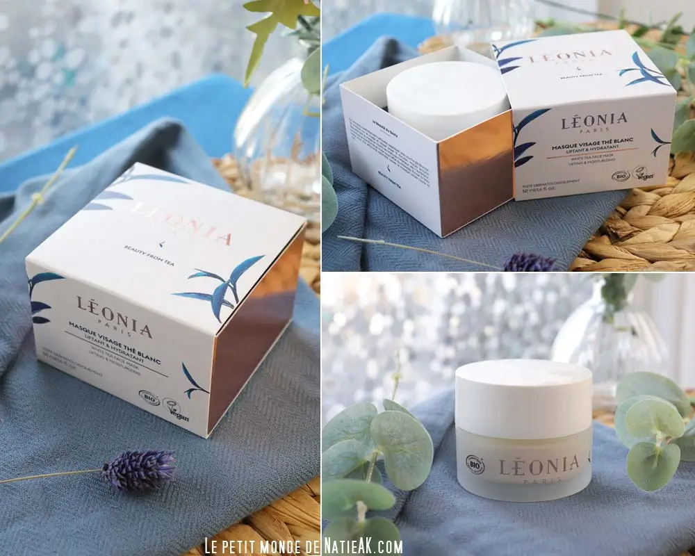 Masque visage bio au thé blanc Léonia Coup de coeur éthique