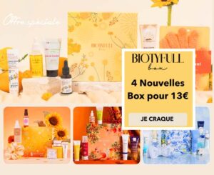 Biotyfull box offre promo 4 box pour 13 €