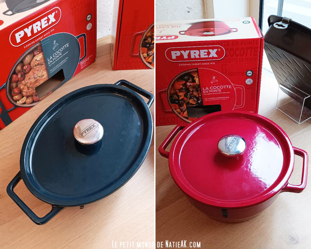cocotte en fonte Pyrex