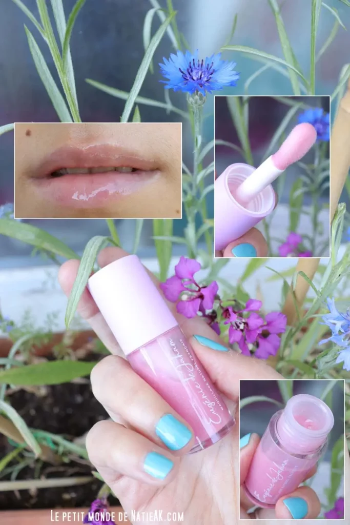 Huile à lèvres effet gloss teinte rosée Eugène de Jaham
