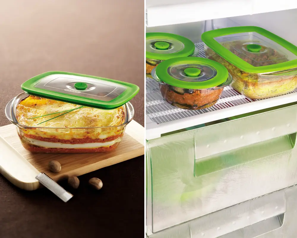 Plats de conservation Pyrex