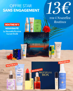 Biotyfull box 4 Nouvelles Routines pour 13€ SANS ENGAGEMENT 