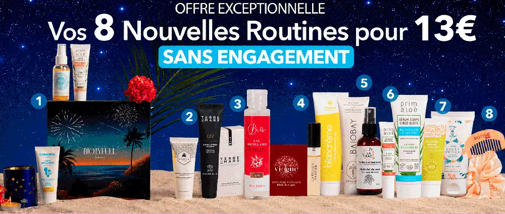 Méga Offre spéciale sans engagement Biotyfull box