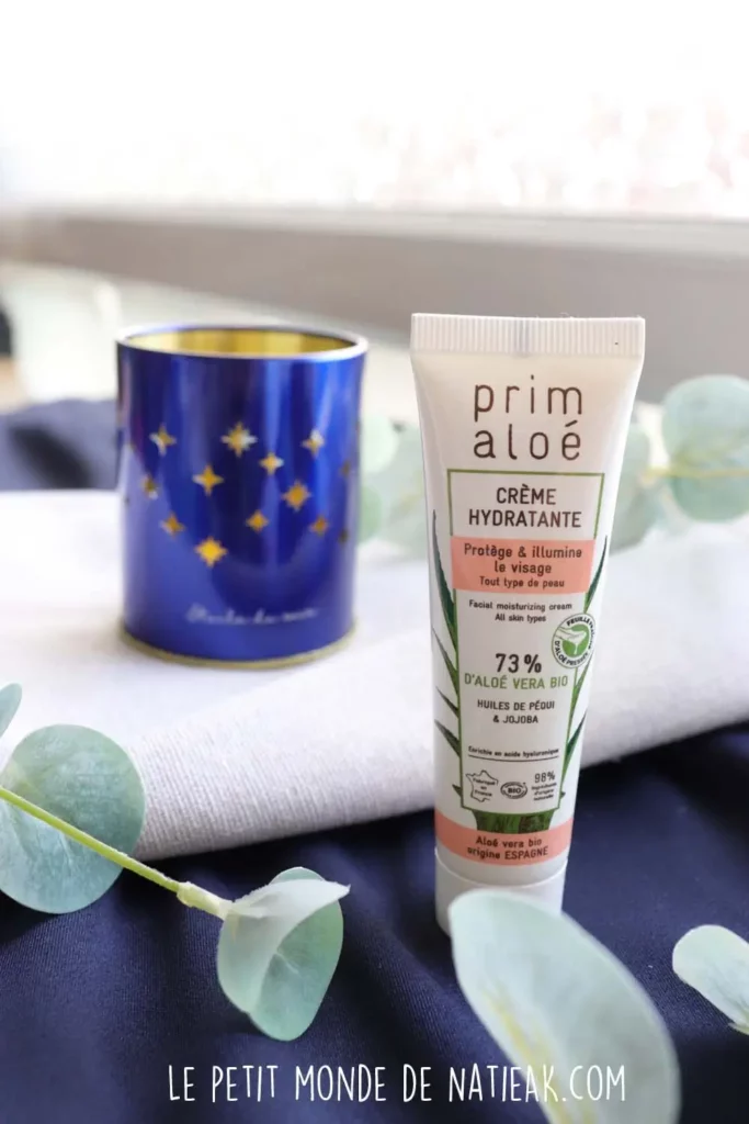 crème visage hydratante illuminatrice et protectrice Prim aloé