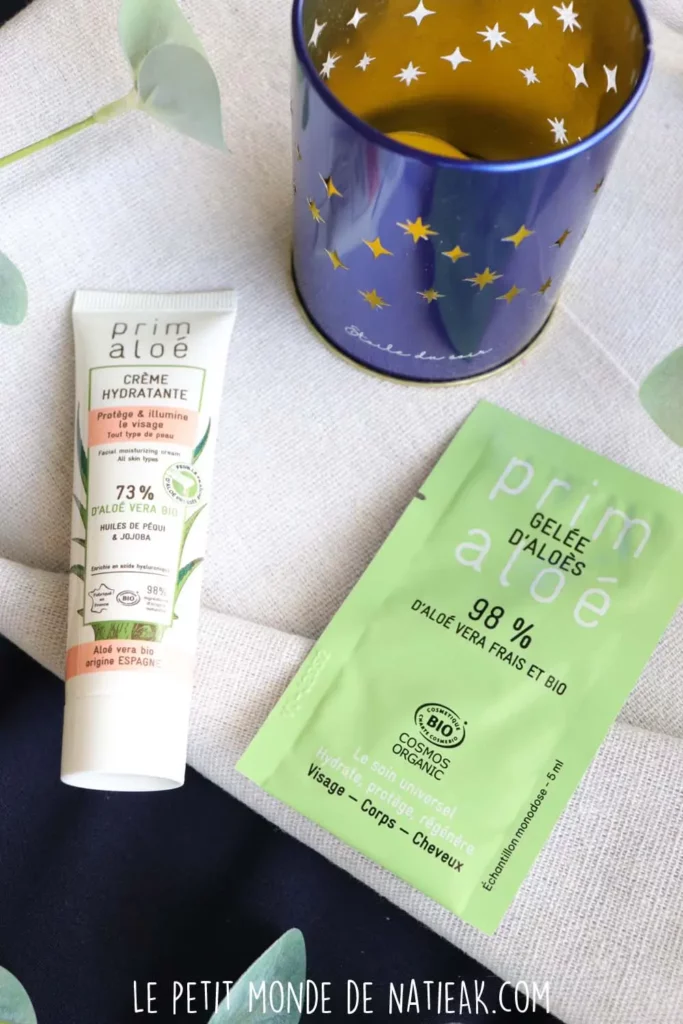 Prim aloé crème hydratante 73 % d'aloe vera Bio
