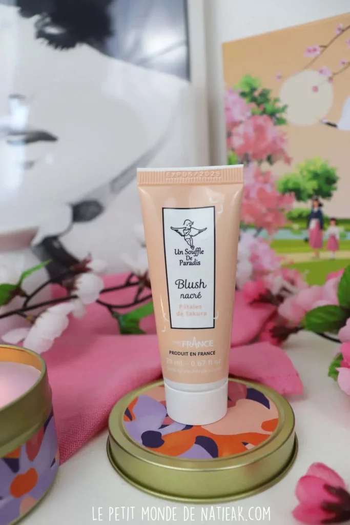 blush nacré Un souffle de paradis k-beauty