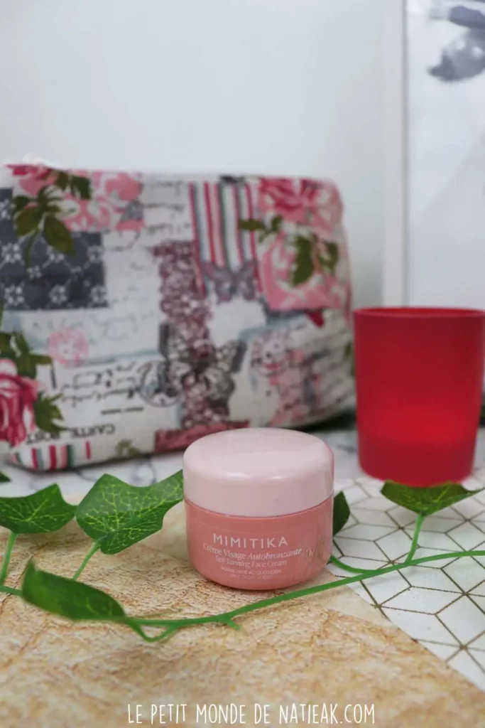 crème visage autobronzante Mimitika