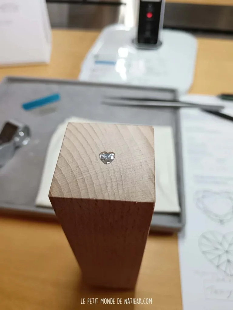 diamant en forme de coeur
